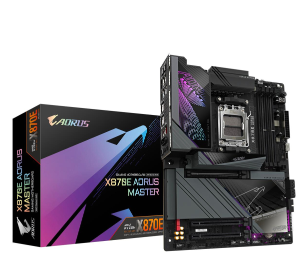 GIGABYTE Płyta główna X870E AORUS MASTER AM5 4DDR5 HDMI/USB-C ATX - 1282695 - zdjęcie